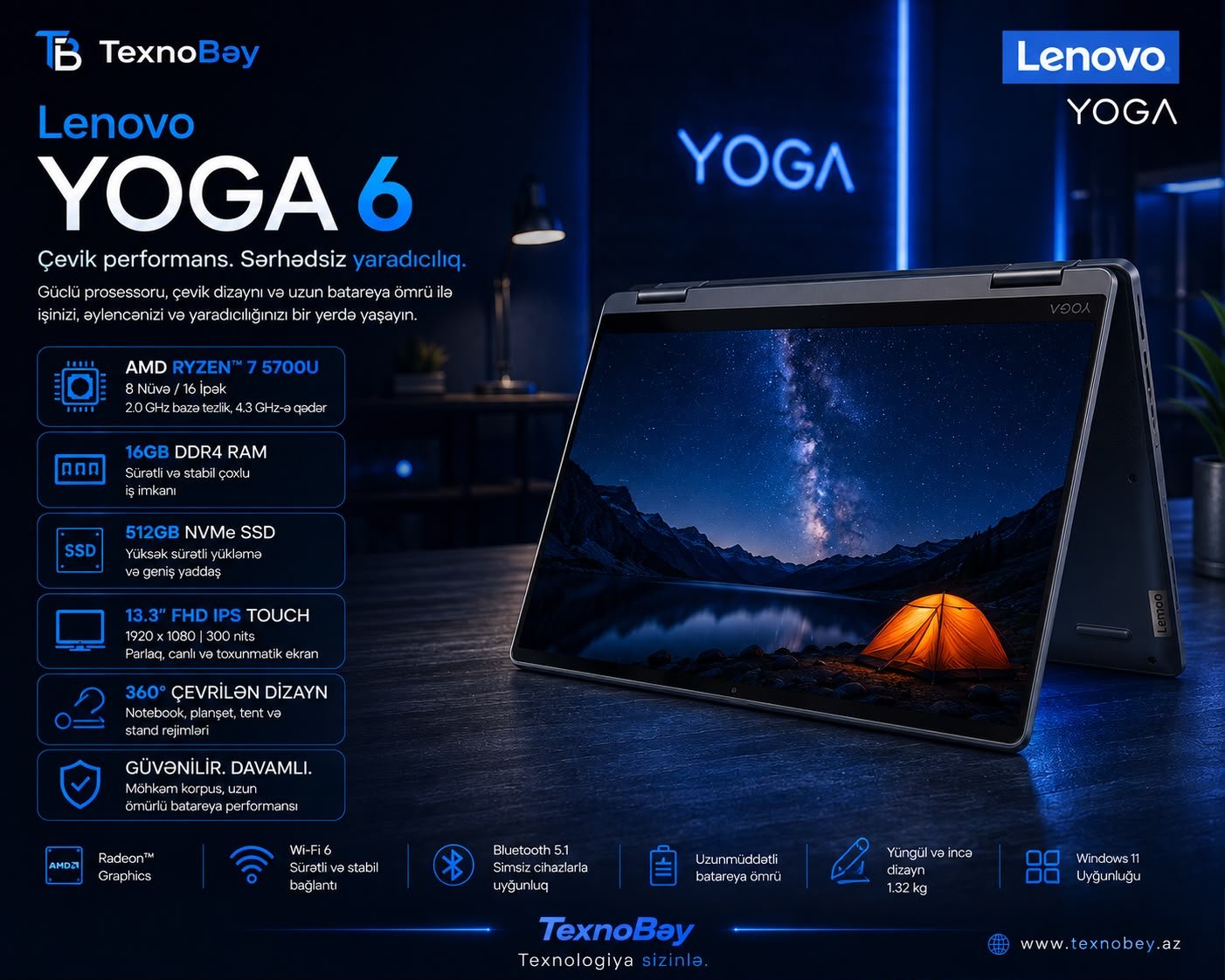 📸 Lenovo Yoga 6 – 2-in-1 Premium Ultrabook